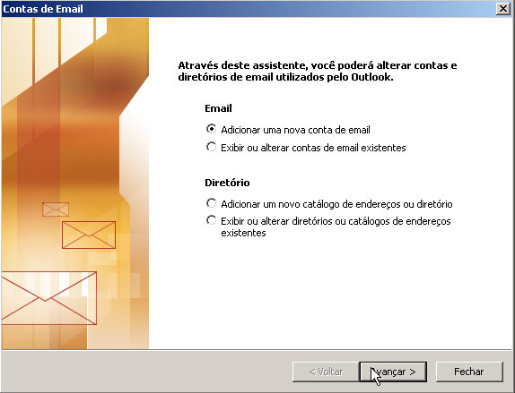 Configurar E-mails POP3 no Outlook - Base de Conhecimento